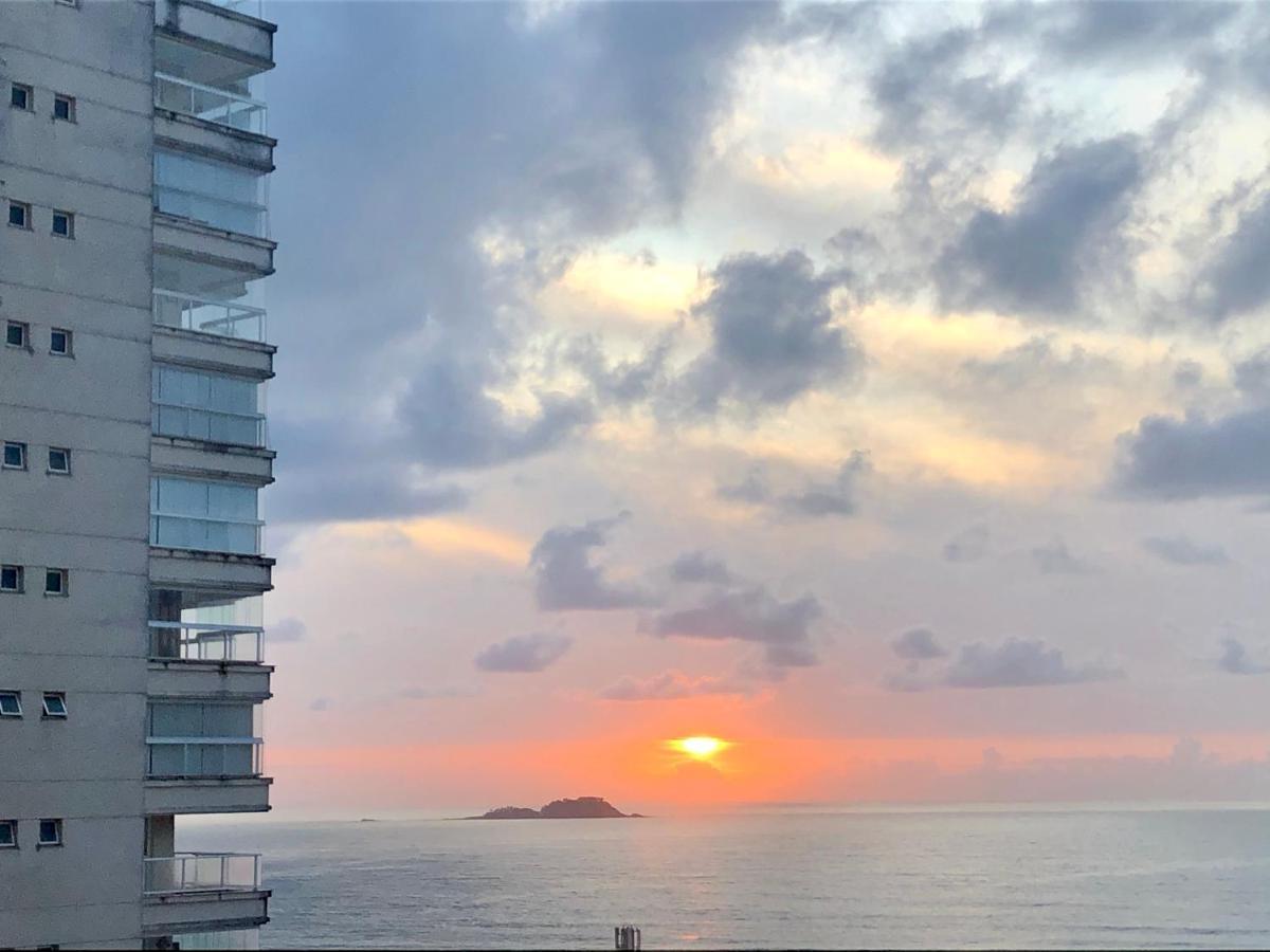 Guaruja Pitangueiras Apto Na Praia 外观 照片
